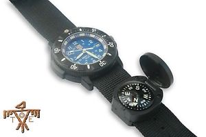 COMPASS, Lid/Hinged Cover Watch Band/Paracord, Hinged Cover, Turtle