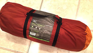 REI Half Dome 4 Tent, Orange Sky/RedRock