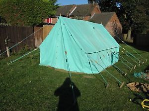 LARGE CANVAS scout / guide patrol tent from blacks of greenock icelandic 2 tent