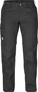 Fjäll Räven Karla Zip-Off Ladies Pants, dark grey, G-1000