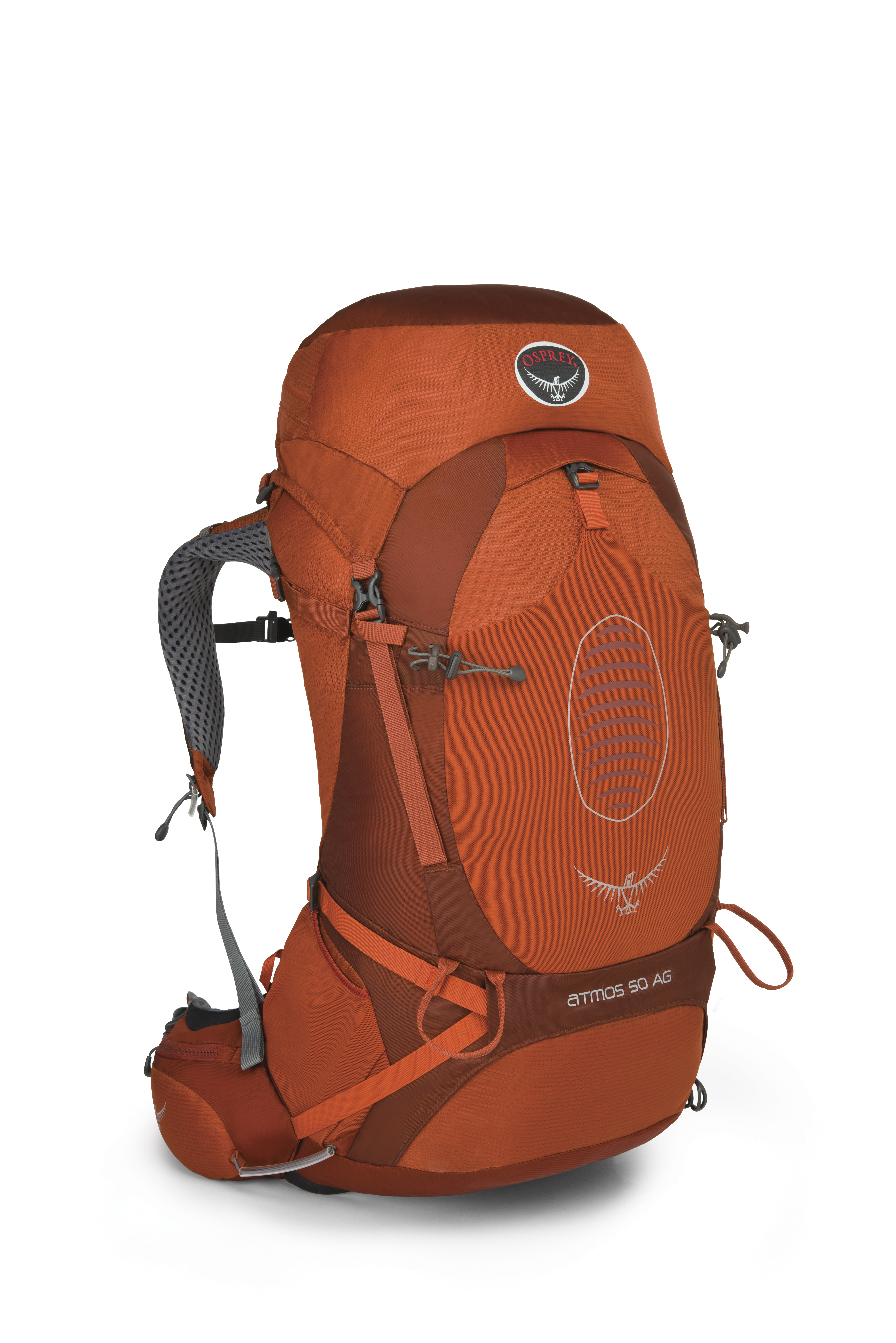 Osprey Atmos AG 50 Pack-Cinnabar Red-Medium