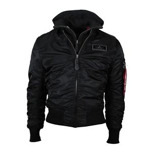 ALPHA Industries MA1 D-Tec Veste Homme Veste bomber Veste D'aviateur Hiver noir