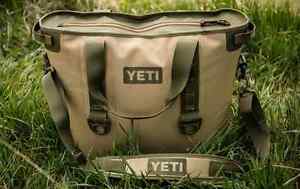 Your Bidding on a Yeti Hopper 30 Field Tan and Blaze Orange BRAND NEW!!