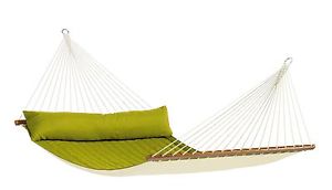 Weatherproof Polypropylene King Size Spreader Bar Hammock Alabama Avocado New