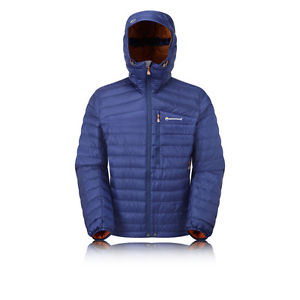 Montane Featherlite Down Mens Blue Water Resistant Windproof Outdoors Jacket Top