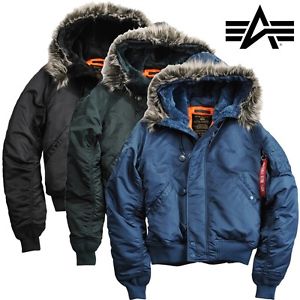 Alpha Industries Veste D'hiver Pour Hommes N2-B VF 59 Des MA1 Fourrure S à 3XL