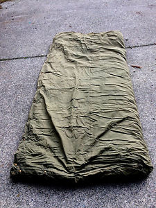 VTG HUDSON'S BAY COMPANY SLEEPING BAG EIDERDOWN FILLER 90x90,+ORIG CASE,GUC*RARE