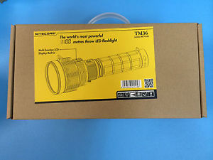 Nitecore TM36 Luminus SBT-70 1800 Lumens 1100m LED Flashlight