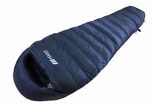 Goose Down 1500 Expedition Winter Camping Ultralight Mummy Sleeping Bag Darkgray