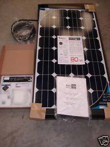KIT PANNEAU SOLAIRE 80 W MONOCRISTALLIN BLACK CRISTAL