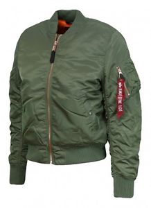 Alpha Industries Homme Veste d'aviateur MA-1-VF dire vert
