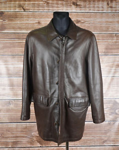 Hugo Boss Cuir 13/8 Hommes Veste Blouson - Taille EU50, Véritable