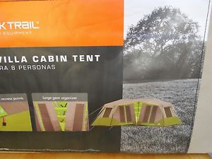 New Ozark Trail 8 Person Instant Double Villa Cabin Tent