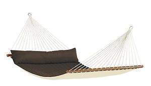 Weatherproof Polypropylene King Size Spreader Bar Hammock California Arabica New