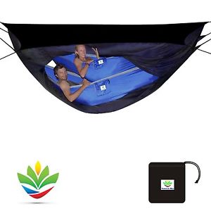 Outdoor Camping Hiking Hammock Tent Redefined Complete Protection 2 Person Black