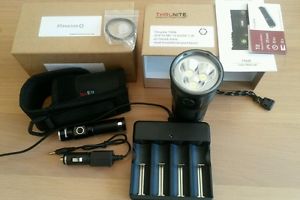 ThruNite TN36 CUSTOMISED 7300 lumens 3x CREE XHP70 LED Torch 18650 Flashlight CW