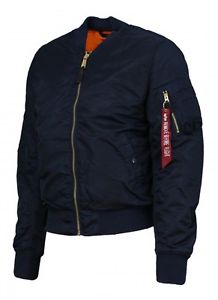 Alpha Industries Homme Veste d'aviateur MA-1-VF Rep. Bleu