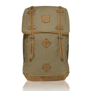 Fjallraven Rucksack No. 21 Large Outdoor Backpack Daypack Bag Laptop Sleeve Sand