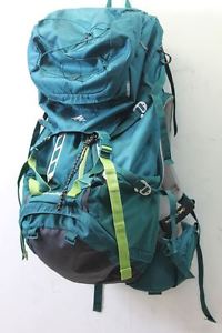 QUECHUA Symbium Access 70흂 Womens Hiking Rucksack Turquoise Green & Raincover
