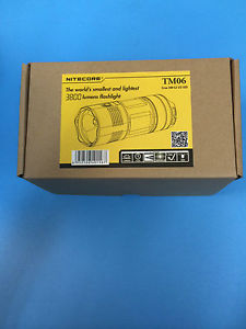 Nitecore TM06 Tiny Monster 4x Cree XM-L U2 Led Flashlight