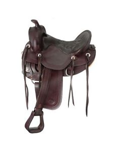 Tough-1 Saddle King Series Old Time Trail Rider 15 1/2 Dark Oil KS7920