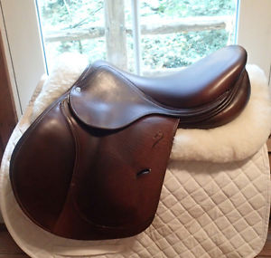17" Antares Saddle - Full Calfskin - 2010 - 2AB Flaps - 4.5" dot to dot