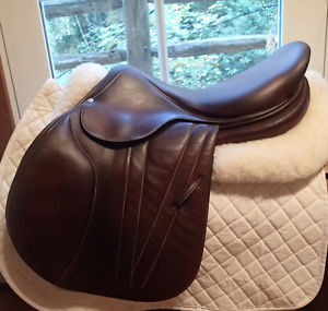 17.5" Butet Premium Saddle - Full Calfskin - 3.25 Flaps - 2013 - CH Seat - 4.75"