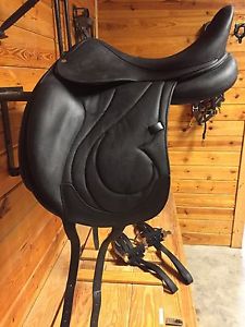 17" Custom Antares Monoflap Dressage Saddle