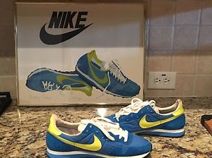 1970's- Early 1980's Nike Waffle Shoes W/ Original Signed print artwork /250