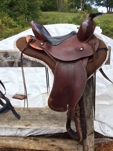 Ortho Flex Western Saddle, Brazos model made by Len Brown #BR050