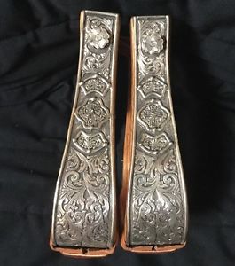 Nettles Sterling Silver Western Saddle Stirrups Custom Made