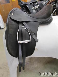 Black Country Bellissma Dressage Saddle Custom Model 17 1/2" M Lightly Used