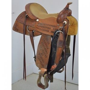 Used 16" Billy Cook Saddlery Ranch Cutting Saddle Code: U16BCOOKRC14CB02