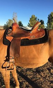 Teskeys Barrel Saddle 16" Seat