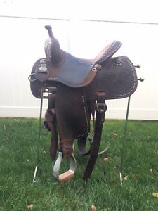 Used 13.5" Crown C Martin Barrel Saddle