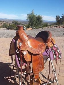 Circle Y Walnut Grove Flex2 Trail Saddle 15 Regular Oil