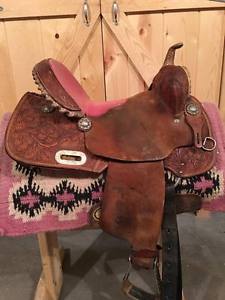 14 inch Billy Cook Barrel Saddle