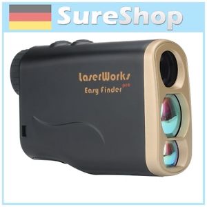 LASERWORKS LW1000 PRO GOLF RANGEFINDER GONIOMETER FLAGPOLE LOCK 6X MAGNIFICATION