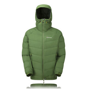 Montane Cerro Down Mens Green Water Resistant Windproof Warm Jacket Top