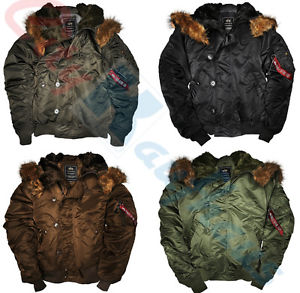 Alpha Industries N2B Parkas Vestes Capuche Longue 100105 Veste d'hiver