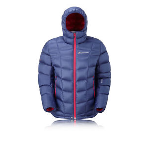 Montane North Star Lite Womens Blue Water Resistant Hooded Warm Zip Jacket