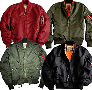 Alpha Industries MA-1 VF59 Veste Blouson Bombardier Veste d'hiver