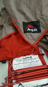 MSR VistaWing Vista wing Tarp Moss Tent Moss wing. Backpacking