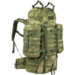 WISPORT 85L RACCOON RUCKSACK HYDRATION BACKPACK ARMY MOLLE PACK A-TACS FG CAMO
