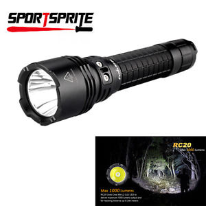 Fenix RC20 Cree XM-L2 (U2) LED 5 Mode 1000LM USB Rechargeable Flashlight Black