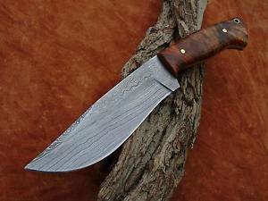 Jagd Messer, Stabilisiertes Holz, Wasserfest Torsion Muster.