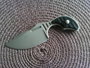 Custom Neck Knife  EDC Messer Lhotak Design handgefertigt mit Trigalight
