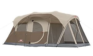 NEW Coleman WeatherMaster Screened 6 Person Tent Camping Outdoor
