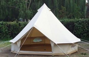 Brand New 5 Meter 5m Canvas Bell Tent
