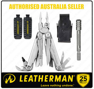 Leatherman SURGE Multi-Tool + Leather Sheath + 42 Bit Kit + Bit Extender *AUTHAU